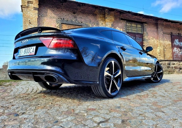 Audi RS7 cena 229000 przebieg: 96000, rok produkcji 2016 z Białystok małe 121